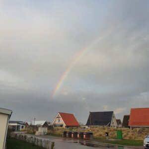 Regenboog in Nieuwvliet-Bad